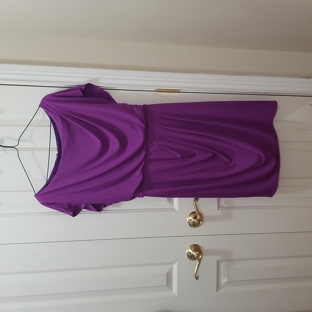 2/$13 Vince Camuto purple dress sz 14